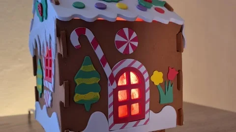 Gingerbread house Stock Footage 150316953