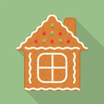 Gingerbread House Stock Illustration
