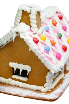 Gingerbread house Stock Photos