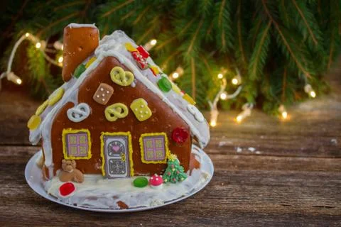 Gingerbread house Stock Photos