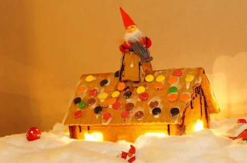 Gingerbread house Foto stock
