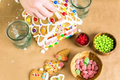 Gingerbread house Stock Photos