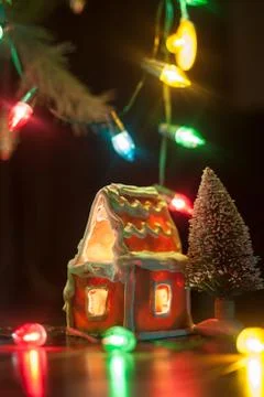 Gingerbread house Stock Photos