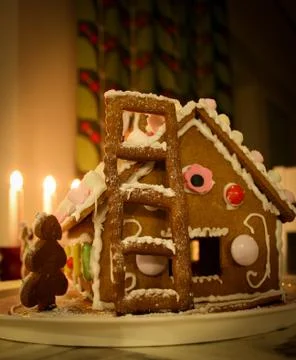 Gingerbread house Stock Photos