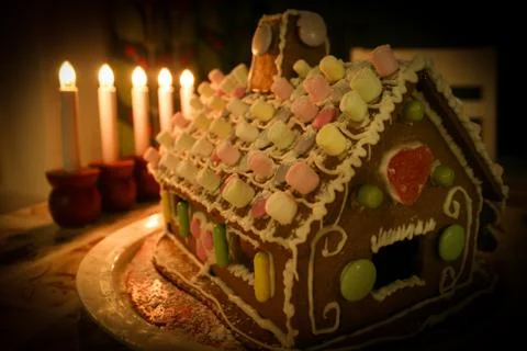 Gingerbread house Stock Photos