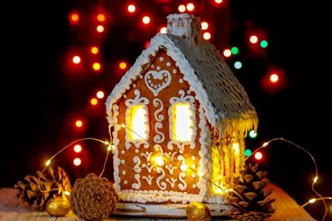 Gingerbread house Stock Photos