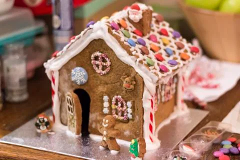 Gingerbread house Stock Photos