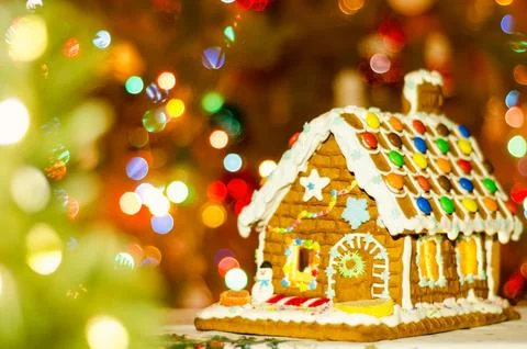 Gingerbread house Stock Photos