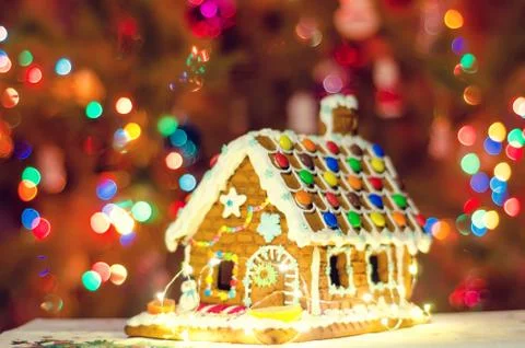 Gingerbread house Stock-Fotos