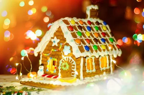 Gingerbread house Stock Photos