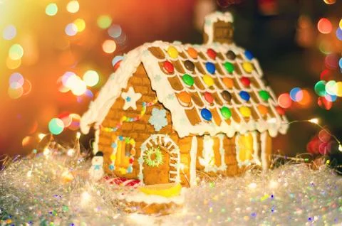 Gingerbread house Stock Photos