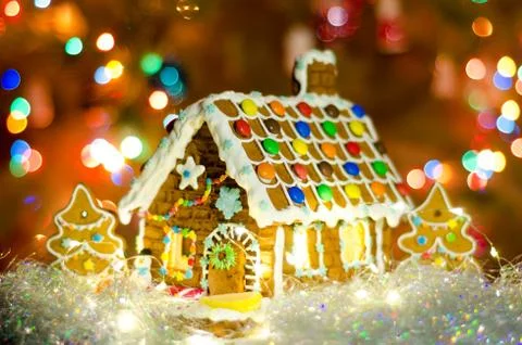 Gingerbread house Stock Photos