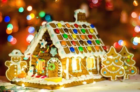 Gingerbread house Stock Photos