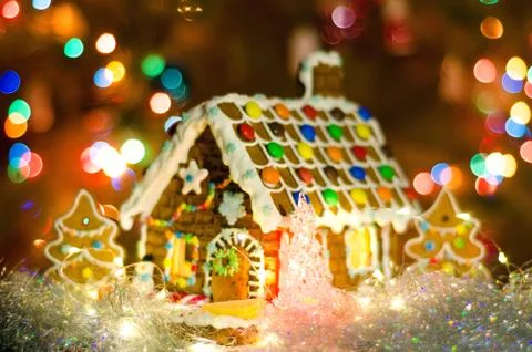 Gingerbread house Stock Photos