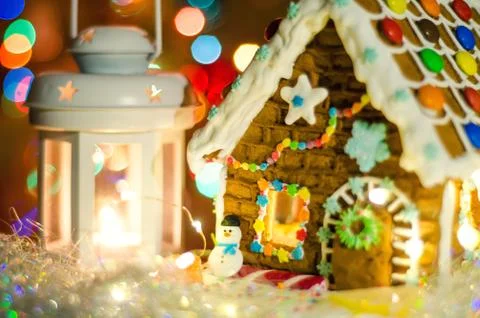 Gingerbread house Stock Photos