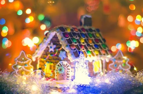 Gingerbread house Stock Photos