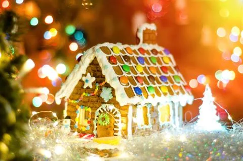 Gingerbread house Stock Photos