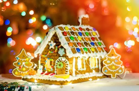 Gingerbread house Stock Photos
