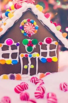 Gingerbread house Stock Photos