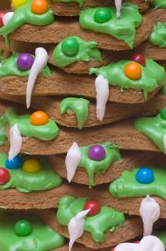 Gingerbread icing Fotos Stock