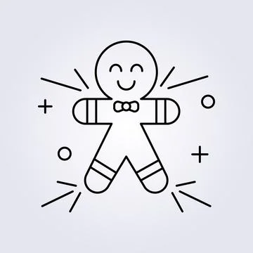 Gingerbread icon vector illustration design Stock Illustration