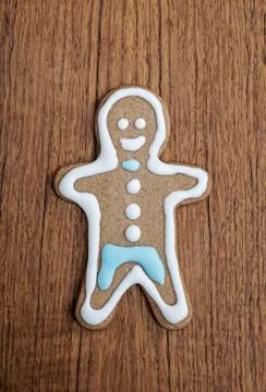 Gingerbread man cookie Stock Photos