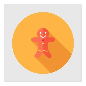 Gingerbread man Stock Illustration