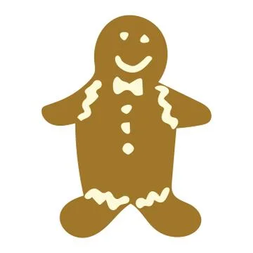Gingerbread man Stock Illustration
