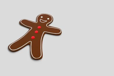 Gingerbread man Illustrazione stock