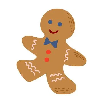 Gingerbread man Stock Illustration