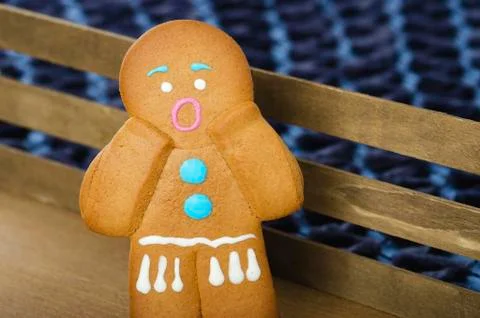 Gingerbread man. Stock Photos