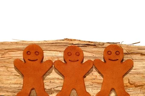 Gingerbread Men Stock Photos