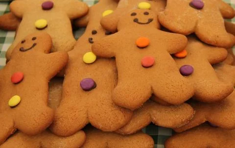 Gingerbread Men. Stock Photos