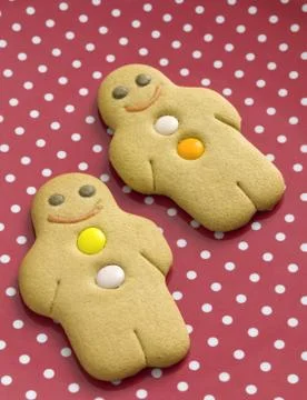 Gingerbread men Stock Photos