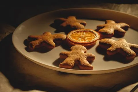 Gingerbread men Stock Photos