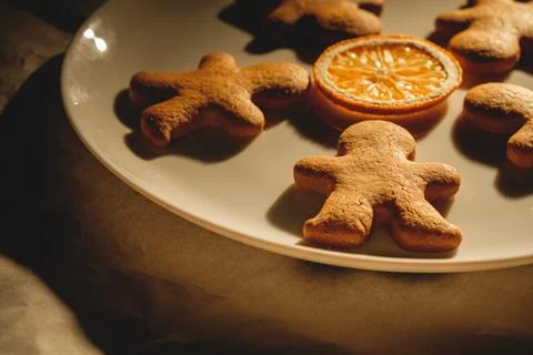 Gingerbread men Stock Photos