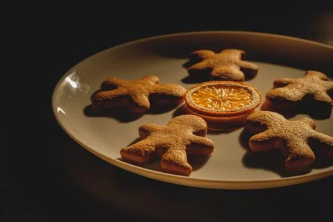Gingerbread men Stock Photos