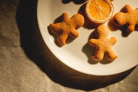 Gingerbread men Stock Photos