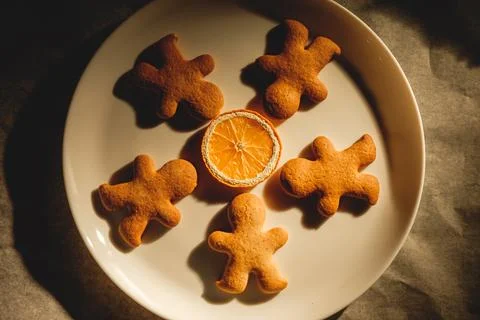 Gingerbread men Stock Photos