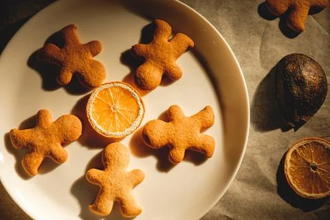 Gingerbread men Stock Photos