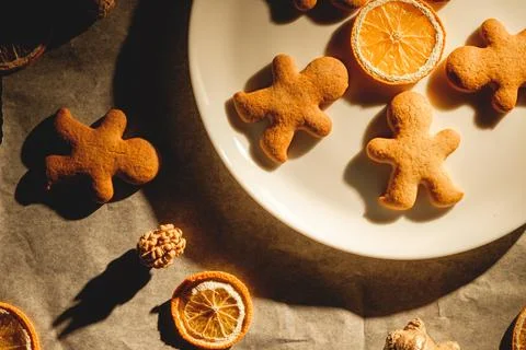 Gingerbread men Stock Photos
