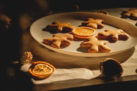 Gingerbread men Stock Photos