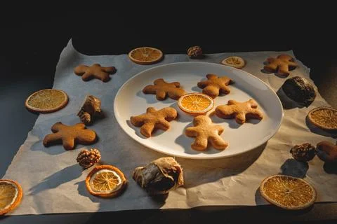 Gingerbread men Stock Photos