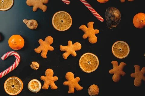 Gingerbread men Stock Photos