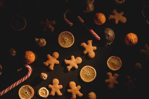 Gingerbread men Stock Photos