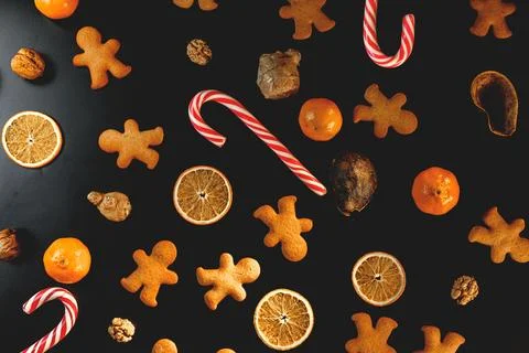 Gingerbread men Stock Photos