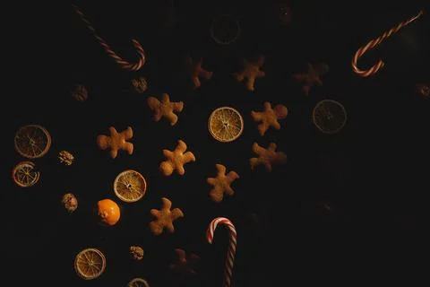 Gingerbread men Stock Photos