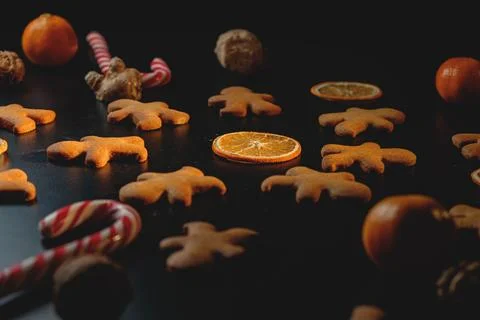 Gingerbread men Stock Photos