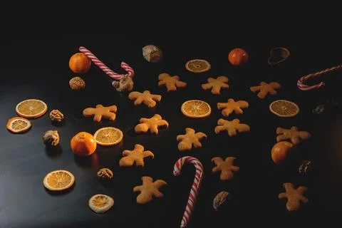 Gingerbread men Stock Photos