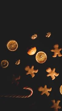 Gingerbread men Stock Photos